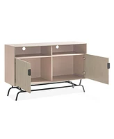 Furniture of America 47.25" Mdf Courtney Modern Two Cabinet Buffet