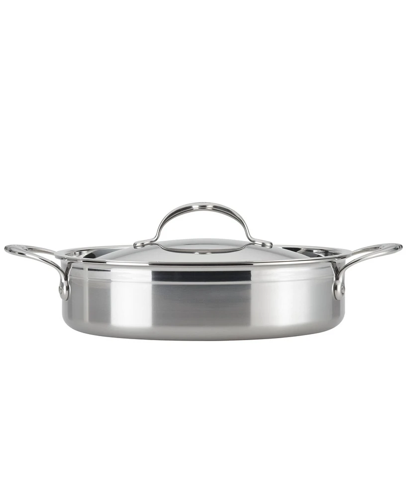 Hestan ProBond Clad Titum Stainless Steel 3.5-Quart Covered Sauteuse