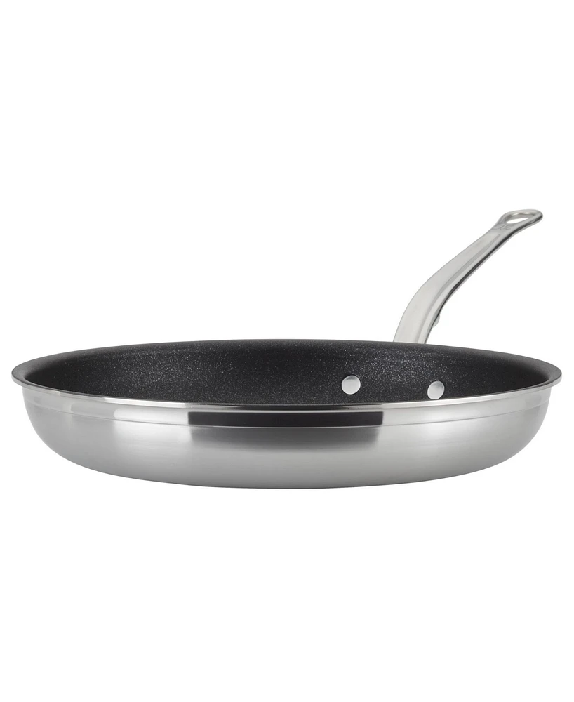 Hestan ProBond Clad Stainless Steel with Titum Nonstick 12.5" Open Skillet