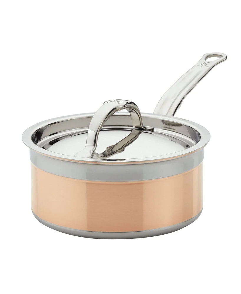 Hestan CopperBond Copper Induction -Quart Covered Saucepan