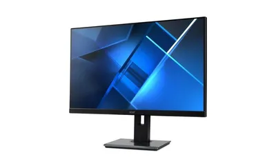 Acer Um.QB7AA.E02 24 in. B Epeat Silver White Led Backlight Lcd Ag Ips Monitor, Black