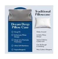 Sutera Dream Deep Silverthread Pillowcase