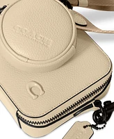 Coach Leather Charter Slim Crossbody with Adjustable Web Strap