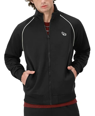 Champion Men's Standard-Fit Piped Full-Zip Tricot Track Jacket
