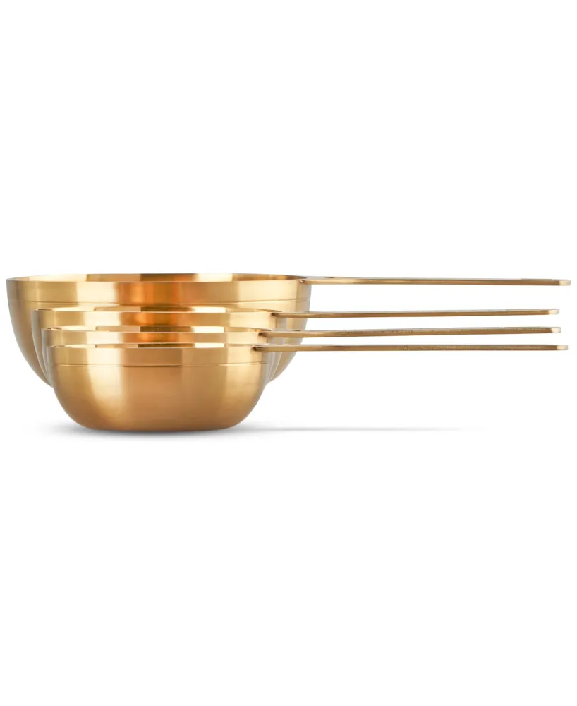 Le Creuset Gold-Tone Measuring Cups, Set of 4