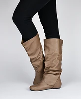 Journee Collection Women's Jayne Slouchy Knee High Boots