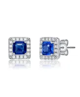 Classy Everyday wear Halo Square Stud Earrings