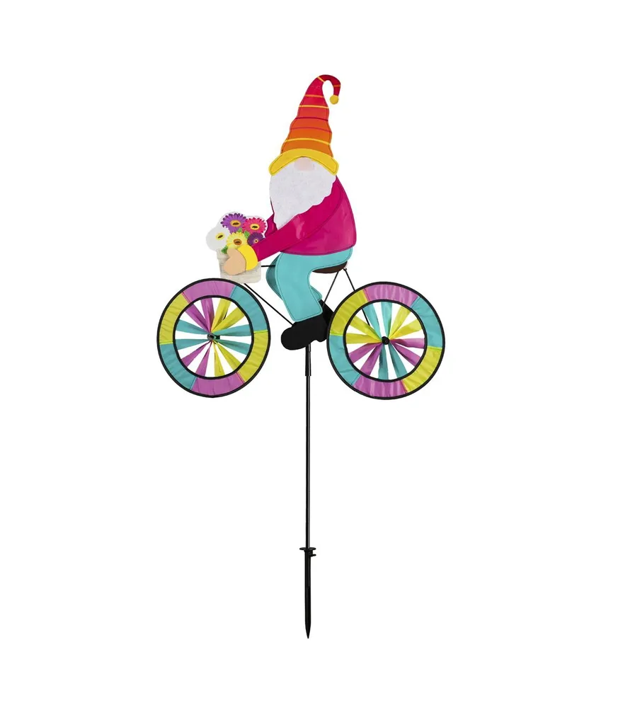 Spring Gnome Bicycle Spinner