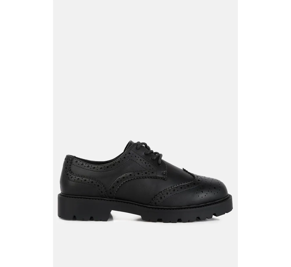 London Rag Milou Lug Sole Derby Shoes