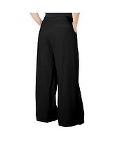 Women's Plus High Waist Wide Leg Pants