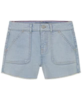 Tommy Hilfiger Toddler Girls Stretch Denim Frayed Hem Shorts