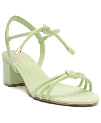 Arezzo Women's Camila Mid Block Heel Sandals