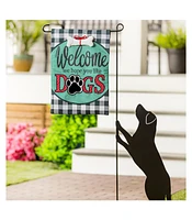 Evergreen Hope You Like Dogs Garden Burlap Flag- 12.5 x 18 Inches Outdoor Decor