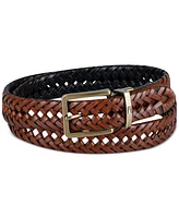 Tommy Hilfiger Men's Reversible Lace Logo Belt