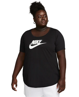 Nike Plus Sportswear Essential Curved-Hem Tunic Top