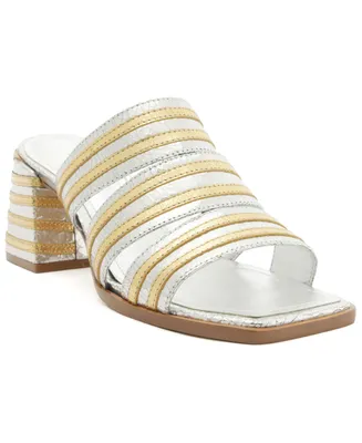 Arezzo Women's Heidi Mid Block Sandals