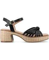 Journee Collection Women's Hally Platform Block Heel Sandals
