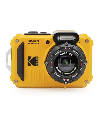 Kodak Pixpro WPZ2 Rugged Waterproof 16MP (Yellow) with Case and 32GB Micro Sd