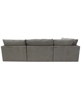 Marsten 126" 4-Pc. Fabric Sectional Sofa, Created for Macy's