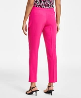 Kasper Women's Stretch-Crepe Straight-Leg Pants