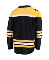 Men's Fanatics Black Boston Bruins Breakaway Home Jersey