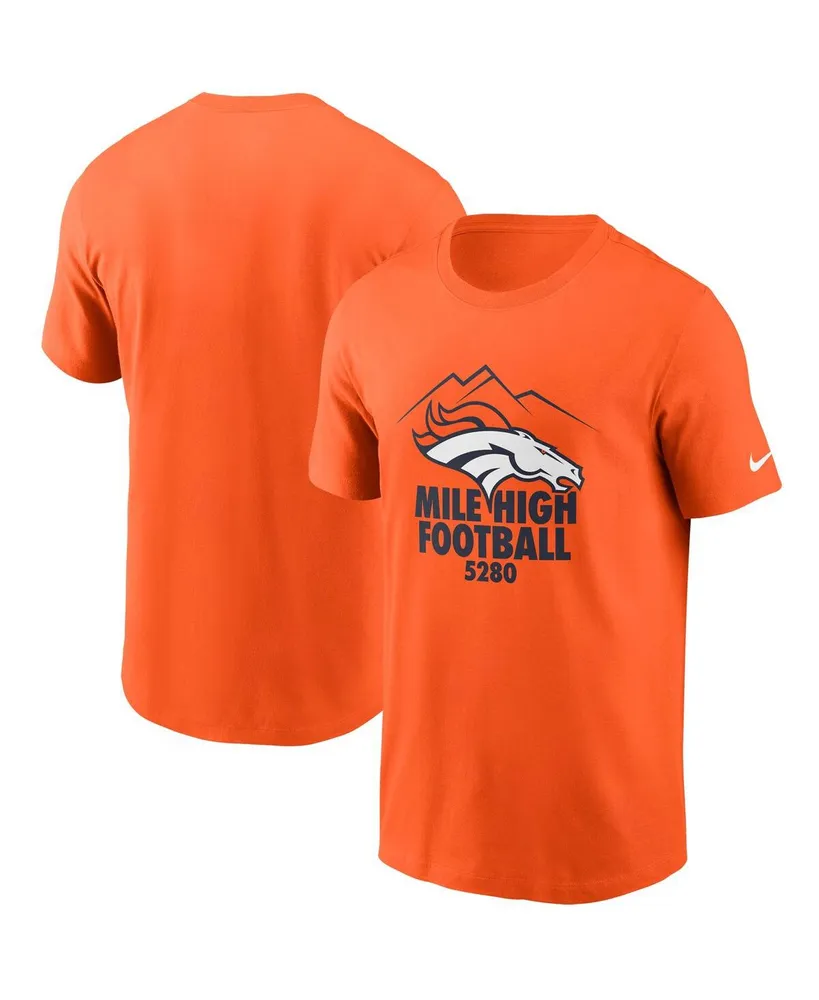 Men's Nike Orange Denver Broncos Hometown Collection 5280 T-shirt