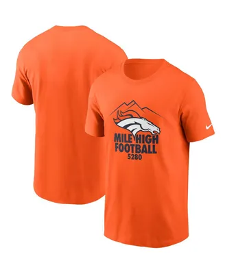 Men's Nike Orange Denver Broncos Hometown Collection 5280 T-shirt