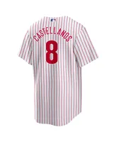 Men's Nike Nick Castellanos White Philadelphia Phillies Replica Player Jersey