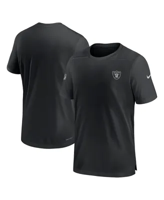 Men's Nike Black Las Vegas Raiders Sideline Coach Performance T-shirt