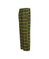 Women's Concepts Sport Green, Gold Green Bay Packers Arctic T-shirt Flannel Pants Sleep Set