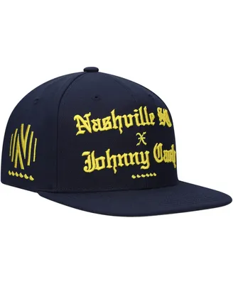 Men's Mitchell & Ness Navy Nashville Sc x Johnny Cash Snapback Adjustable Hat