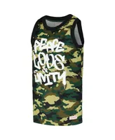 Men's and Women's Mitchell & Ness Camo 50th Anniversary of Hip Hop Jersey