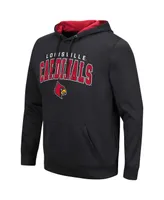 Men's Colosseum Louisville Cardinals Resistance Pullover Hoodie