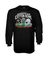 Men's Blue 84 Black Missouri Tigers vs. Ohio State Buckeyes 2023 Cotton Bowl Matchup Long Sleeve T-shirt