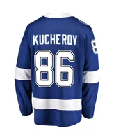 Men's Fanatics Nikita Kucherov Blue Tampa Bay Lightning Home Breakaway Player Jersey