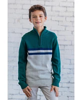 Cozeeme Half Zip Long Sleeve Sweater Toddler| Child Boys