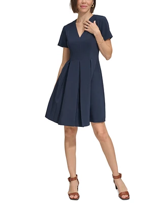 Tommy Hilfiger Women's Short-Sleeve V-Neck Dress