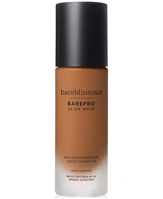 bareMinerals Barepro 24HR Wear Skin-Perfecting Matte Liquid Foundation Mineral Spf 20, 1 oz.