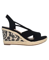 Impo Women's Tiyasa Embroidered Platform Wedge Sandals