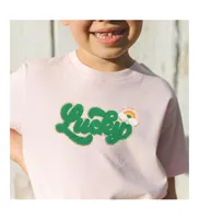 Sweet Wink Little and Big Girls Lucky Rainbow Patch St. Patrick's Day Short Sleeve T-Shirt