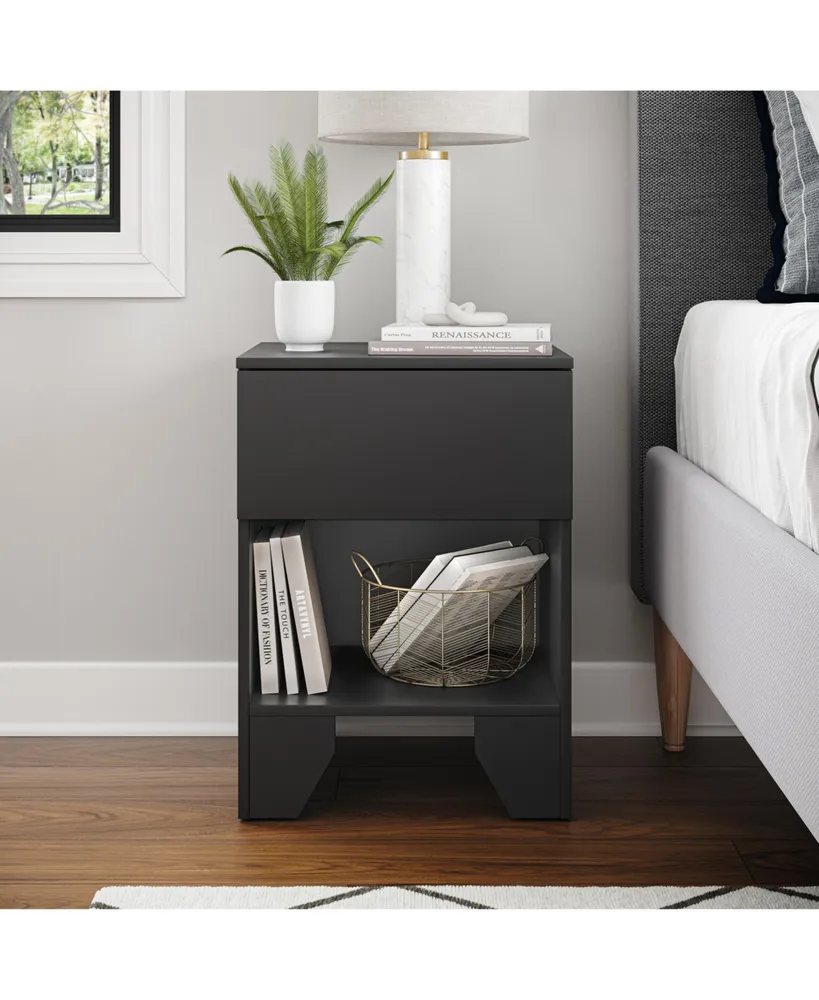 Boyd Sleep Anzio One Drawer Modern Nightstand