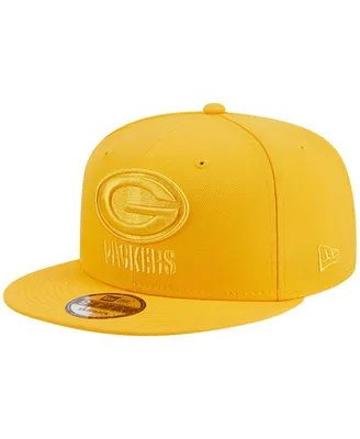 Men's New Era Gold Green Bay Packers Color Pack 9FIFTY Snapback Hat