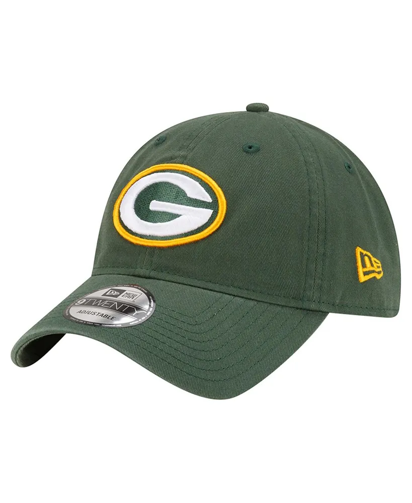 Men's New Era Green Green Bay Packers Distinct 9TWENTY Adjustable Hat