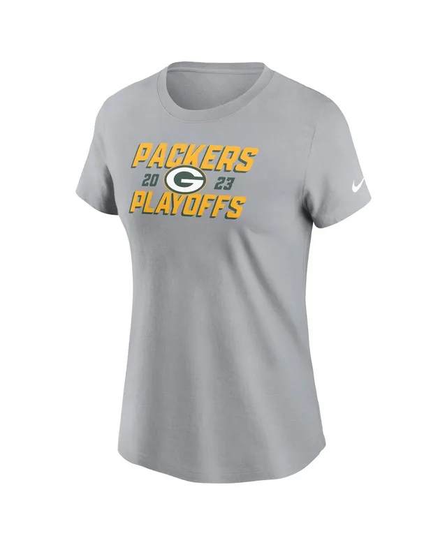 Women's Nike Gray San Francisco 49ers 2023 NFL Playoffs Iconic T-Shirt 