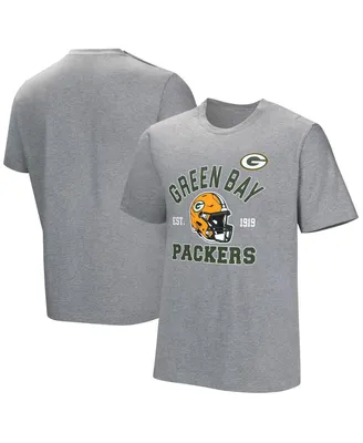 Men's Gray Green Bay Packers Tackle Adaptive T-shirt
