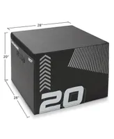 Philosophy Gym 20" Soft Foam Plyometric Box - Jumping Plyo Box for Training and Conditioning