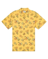 Hurley Men's Rincon Print Short Sleeve Button-Up Shirt