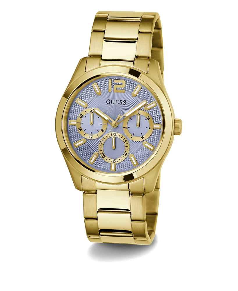 Guess Men's Analog Gold-Tone Stainless Steel Watch 42mm