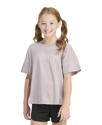 adidas Big Girls Short Sleeve Loose Box T-shirt