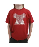 Boy's Word Art T-shirt - Koala